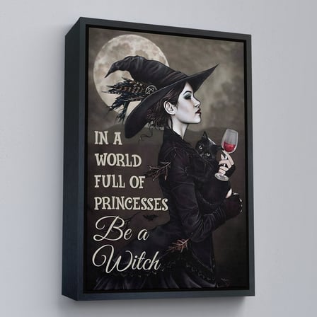 Altın Çerçeveli İn a World Full Of Princsses Be a Witch, Prensesle Dolu Bir Dünyada Cadı Ol Tablo