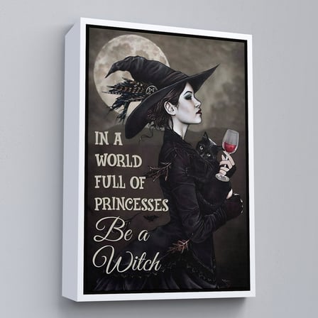 Altın Çerçeveli İn a World Full Of Princsses Be a Witch, Prensesle Dolu Bir Dünyada Cadı Ol Tablo