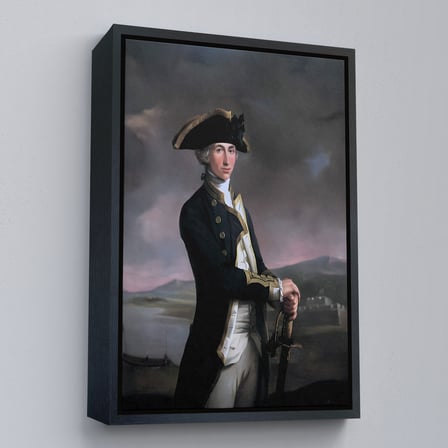 Altın Çerçeveli İngiliz Amiral Horatio Nelson Dekoratif Duvar Tablosu