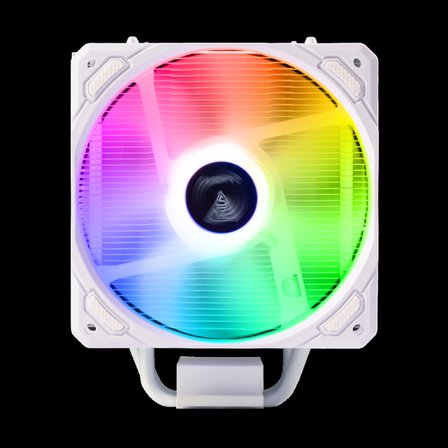 GAMDIAS BOREAS E1-410 WH White Edition 120mm CPU Kule Tipi Hava Soğutma Doğrudan Temas Teknolojisine Sahip 4 adet Gelişmiş Bakır Isı Borusu (AMD AM4-AM5 ve INTEL Tüm işlemciler ile uyumlu)(1923)