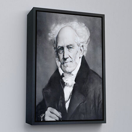 Altın Çerçeveli Arthur Schopenhauer Tablosu