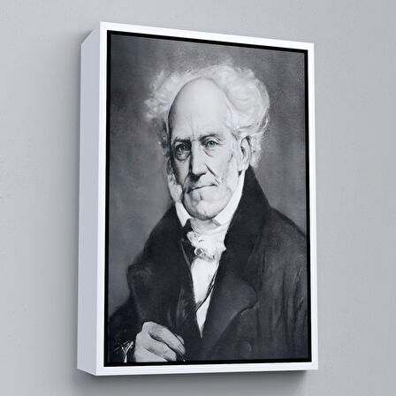 Altın Çerçeveli Arthur Schopenhauer Tablosu