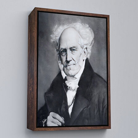 Altın Çerçeveli Arthur Schopenhauer Tablosu