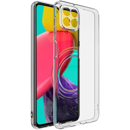 Ally SM Galaxy M62 F62 Kılıf Kamera Korumalı Ultra İnce Şeffaf Kılıf-(5775)