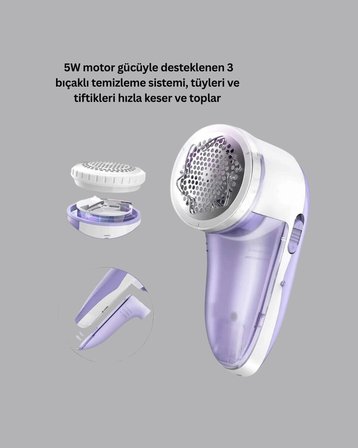 Tiftik ve Tüy Toplama Cihazı – 200ml Hazne Kompakt Boyut