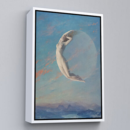 Siyah Çerçeveli Fransız Ressam Albert Aublet’in “Selene” Adlı Tablosu