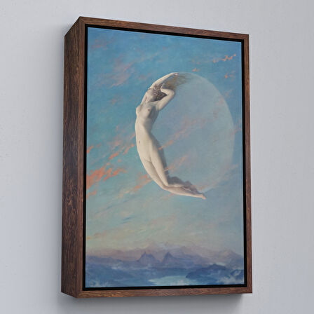 Siyah Çerçeveli Fransız Ressam Albert Aublet’in “Selene” Adlı Tablosu