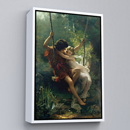 Siyah Çerçeveli Pierre Auguste Cot'ün İlkbahar Adlı Tablosu