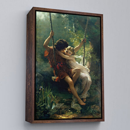 Siyah Çerçeveli Pierre Auguste Cot'ün İlkbahar Adlı Tablosu