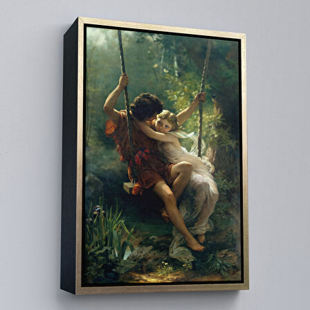 Siyah Çerçeveli Pierre Auguste Cot'ün İlkbahar Adlı Tablosu