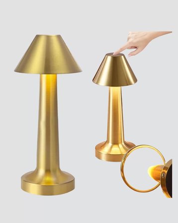LED Masa Lambası 3 Renk Ayarlı Şarjlı Kablosuz Modern Tasarım Yeni Nesil