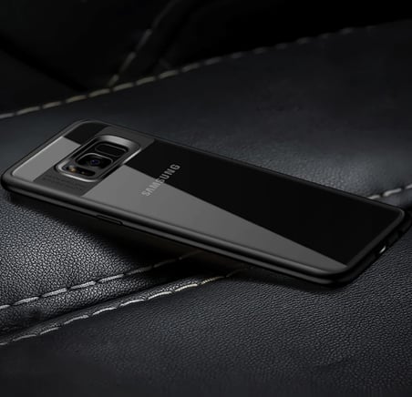 Ally Galaxy Note 8 Darbeya Dayanıklı Şeffaf Silikon Kılıf-(5775)