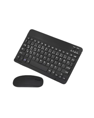 Bluetooth Klavye Mouse Seti Taşınabilir Wireless Bilgisayar Aksesuarı