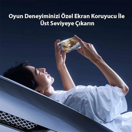 Baseus Crystalline iPhone 14 Pro için Parlama Önleyici Tempered Cam Ekran Koruyucu-(5775) — Renk: Şe