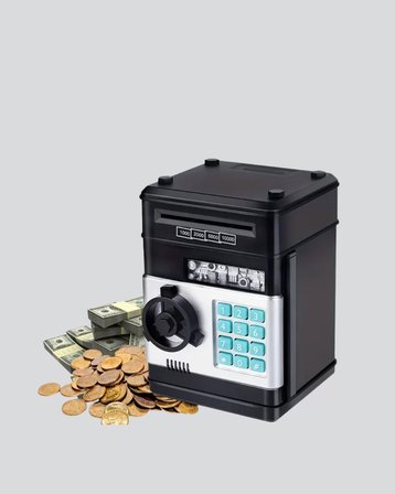 Işıklı Sesli Şifreli ATM Görünümlü Kasa Kumbara
