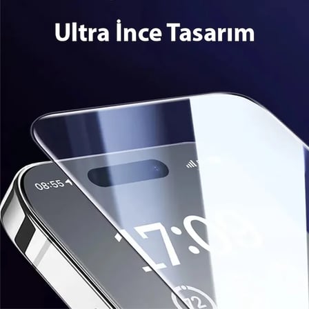 Baseus Schott iPhone 15 Plus HD Tempered Full Koruma Cam Ekran Koruyucu-(5775) — Renk: Şeffaf 2