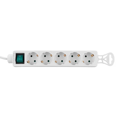 S-LINK SPG-F05 5 Soket Akım Korumalı Priz 1.5Mt Kablo 306 Joule (Beyaz)(1923)