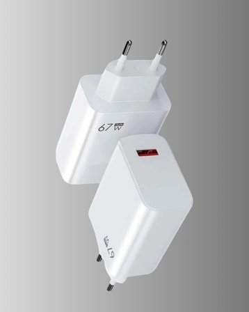 67W Turbo Type-C Hızlı Şarj Adaptörü – Akıllı Koruma Çipli Hızlı Şarj Destekli