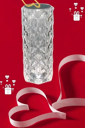 Sevgililer Günü İçin Hediye Kristal Lamba Sevgiliye Hediye USB Şarjlı Gece Lambası (Kopya)