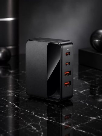 USB-A ve USB-C Girişli Çoklu Şarj Cihazı