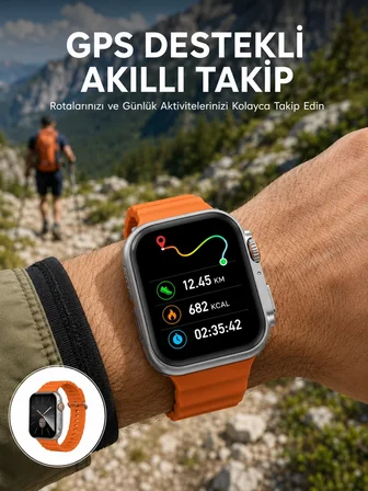 Yeni Nesil Çağrı Cevaplayabilen 47 MM Titreşimli Çok Fonksiyonlu Akıllı Saat Yeni Nesil