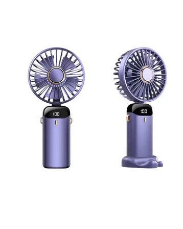 Yüksek Hava Akışlı Dijital Ekranlı Mini El Fanı