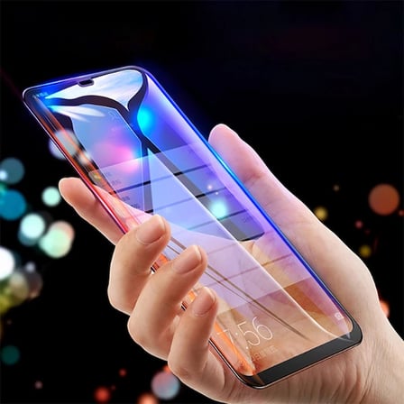 Baseus İphone 11 Pro 0.3mm Rigid Edge Anti Blue Light Kırılmaz Cam Koruyucu-(5775) — Renk: Siyah