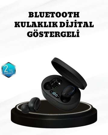 Kablosuz Bluetooth Kulaklık - Gürültü Önleyici Suya Dayanıklı Mikrofonlu Uzun Pil Ömürlü