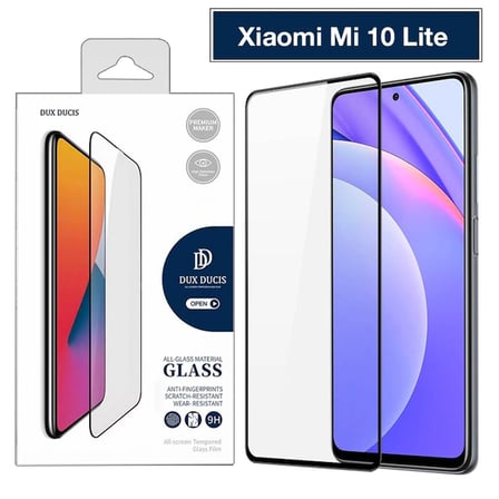Dux Ducis Full Kaplama Xiaomi Mi 10 Lite Cam Ekran Koruyucu- 5775 Renk: Siyah 