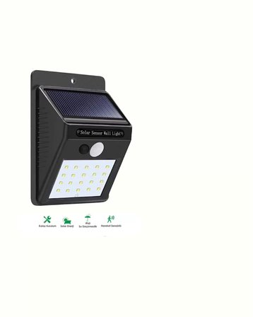 Su Geçirmez 20 LED Solar Aydınlatma | Dış Mekan için PIR Hareket Sensörü ile Akıllı Işık Yeni Nesil
