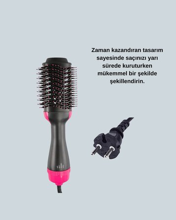Hızlı Kurutma ve Hacim Veren Elektrikli Saç Fırçası