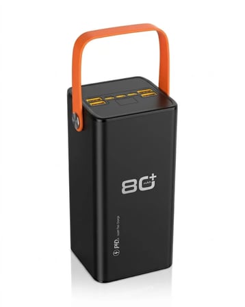 Süper Hızlı Şarj Powerbank 80000 mAh Büyük Kapasite Çoklu USB Çıkışlı Taşınabilir Şarj Aleti