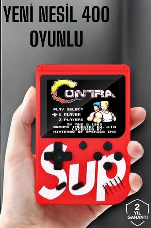 Çocuklara Özel SUP 400 Oyunlu Mini Oyun Konsolu