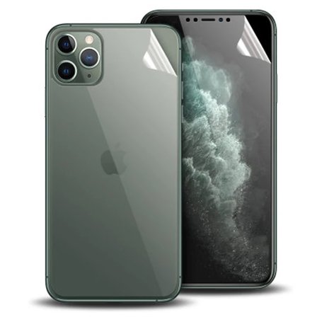 İPhone 11 Pro Max 6.7 Film Ön Arka Full Koruyucu Membran Nano Hidrojel Koruyucu Set-(5775)