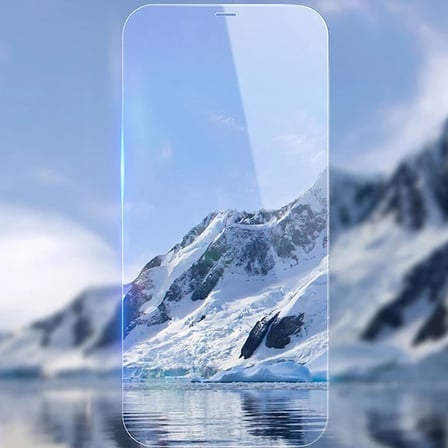 Baseus İPhone 12 Mini 5.4 0.3mm Antiblue Light Tempered Cam Ekran Koruyucu 2Adet-(5775) — Renk: Şeff