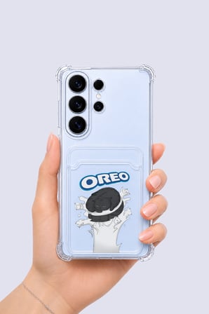 Samsung Galaxy S26 Ultra Kartlıklı OREO Desenli Kılıf