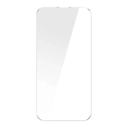 Baseus 0.3mm Crystal iPhone 14 Plus - 13 Pro Max Full Tempered Ekran Koruyucu-(5775) — Renk: Şeffaf 