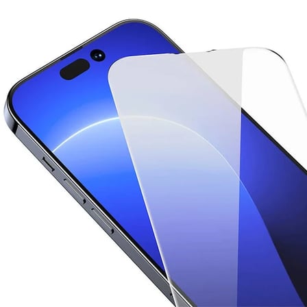 Baseus 0.3mm Crystal iPhone 14 Plus - 13 Pro Max Full Tempered Ekran Koruyucu-(5775) — Renk: Şeffaf 