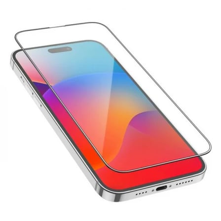 Hoco İphone 15 Plus İçin Hd Silk Screen Cam Koruyucu- 5775 Renk: Siyah