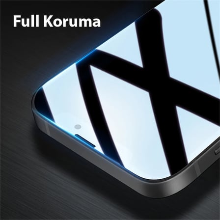 Dux Ducis iPhone 14 Plus/13 Pro Max 6.7 Full Kaplama Cam Ekran Koruyucu-(5775) — Renk: Siyah