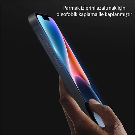 Dux Ducis iPhone 14 Plus/13 Pro Max 6.7 Full Kaplama Cam Ekran Koruyucu-(5775) — Renk: Siyah