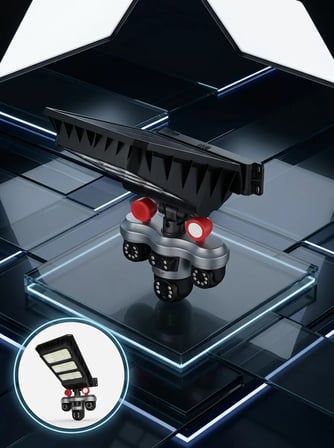 Akıllı Solar Güvenlik Kamerası 3 Lens Hareket Takip Özellikli Dış Ortam Kamera