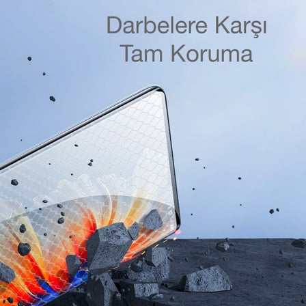 Baseus Xiaomi Mi Mix 4 0.25mm Kavisli Full Cam Ekran Koruyucu-(5775) — Renk: Siyah