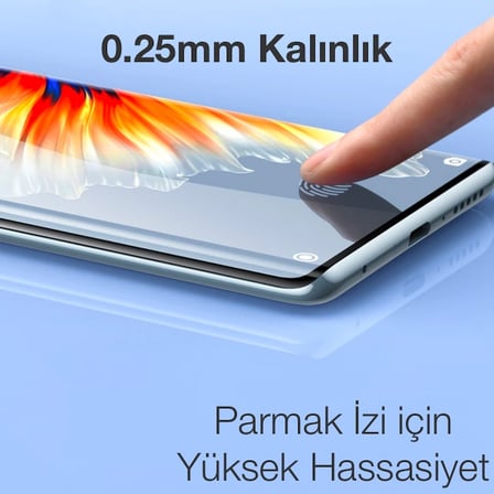 Baseus Xiaomi Mi Mix 4 0.25mm Kavisli Full Cam Ekran Koruyucu-(5775) — Renk: Siyah