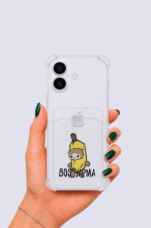 iPhone 17 Kartlıklı Boş Yapma Desenli Kılıf