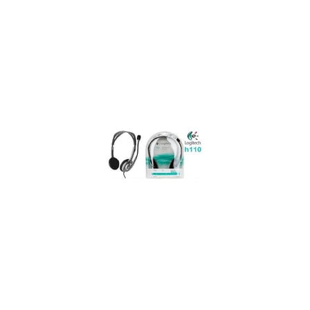 LOGITECH H110 981-000271 35mm Jac Çağrı Merkezi Ofis Toplantı Konuşmacı Tipi Microfonlu Kulaklık(192