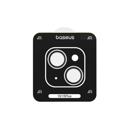 Baseus iPhone 15/15 Plus için Sapphire Serisi HD Cam Kamera Koruyucu-(5775) — Renk: Şeffaf 2