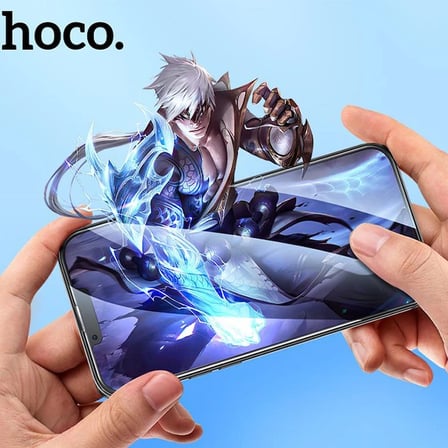 Hoco iPhone 14 Pro AR Yansıma Önleyici Temperli Cam Ekran Koruyucu-(5775) — Renk: Şeffaf 2