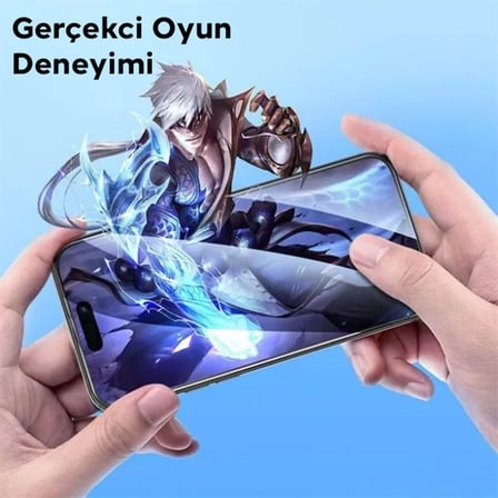HOCO Guardian Shield Series iPhone 15 Pro Max HD Tempered Kırılmaz Cam Ekran Koruyucu 10 Adet Set-(5