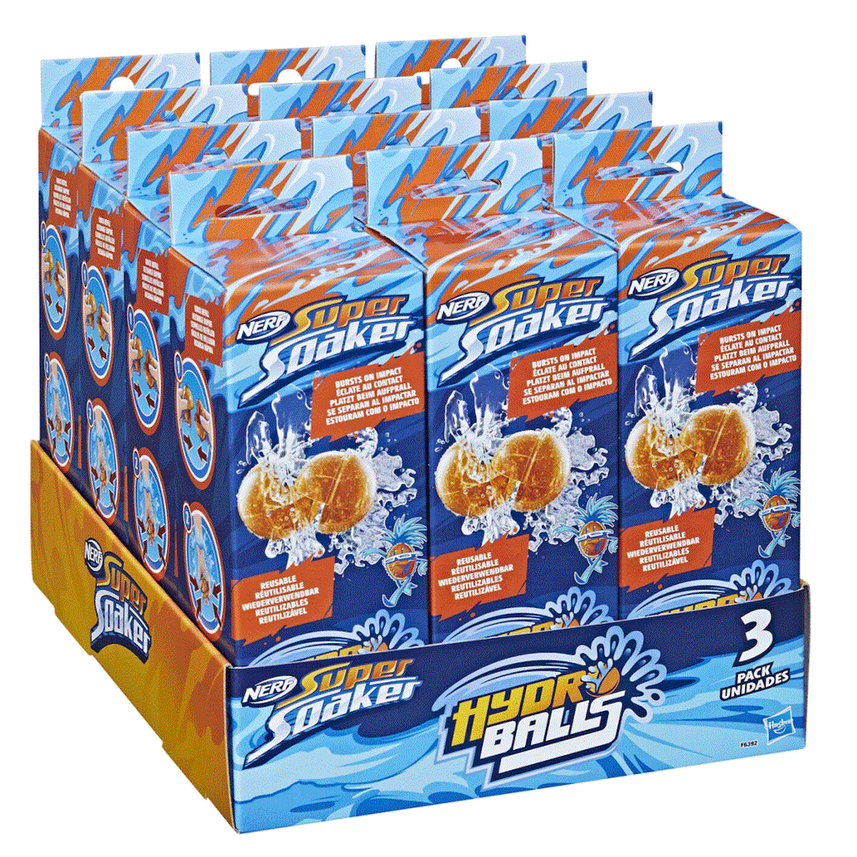 F6392 Super Soaker 3lü +6 yaş